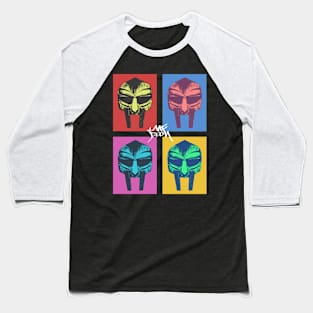 Pop art mask mf doom Baseball T-Shirt